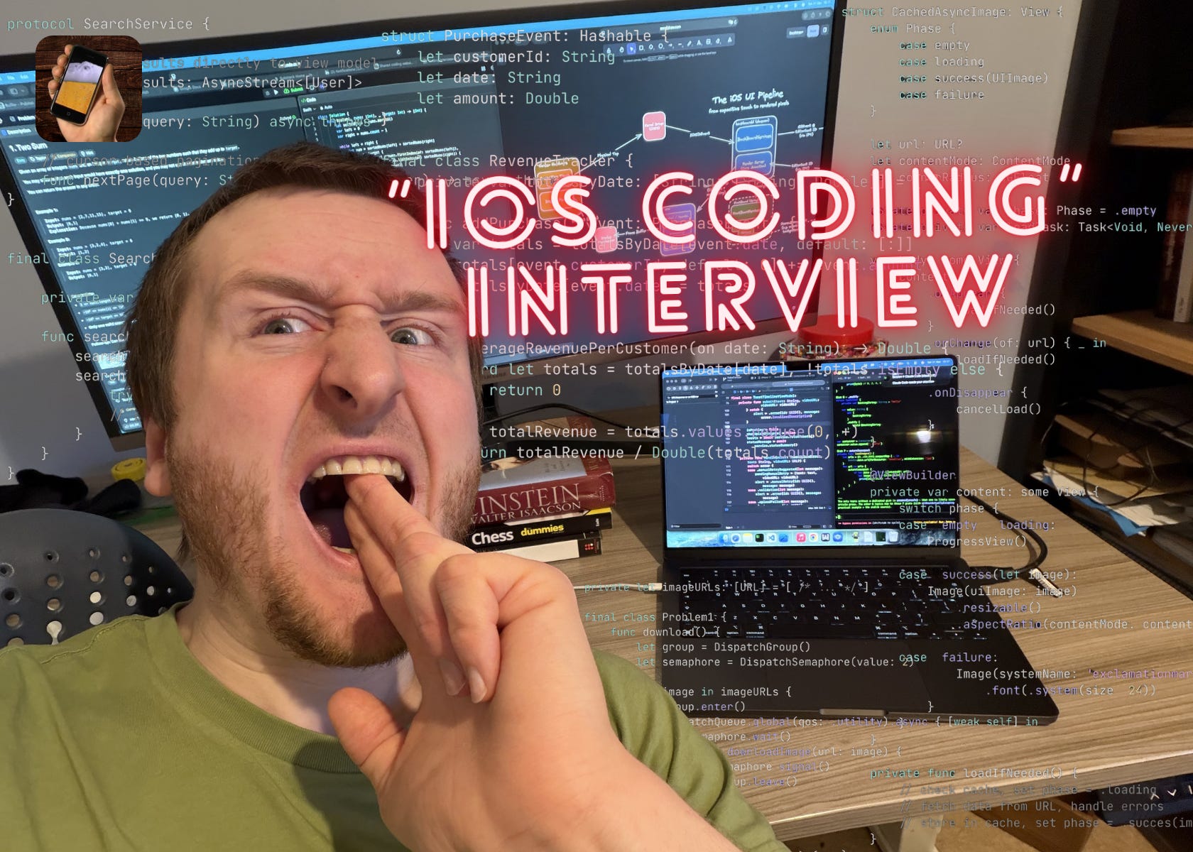 Oh sh*t, I have an "iOS coding" interview and don't know what to practice