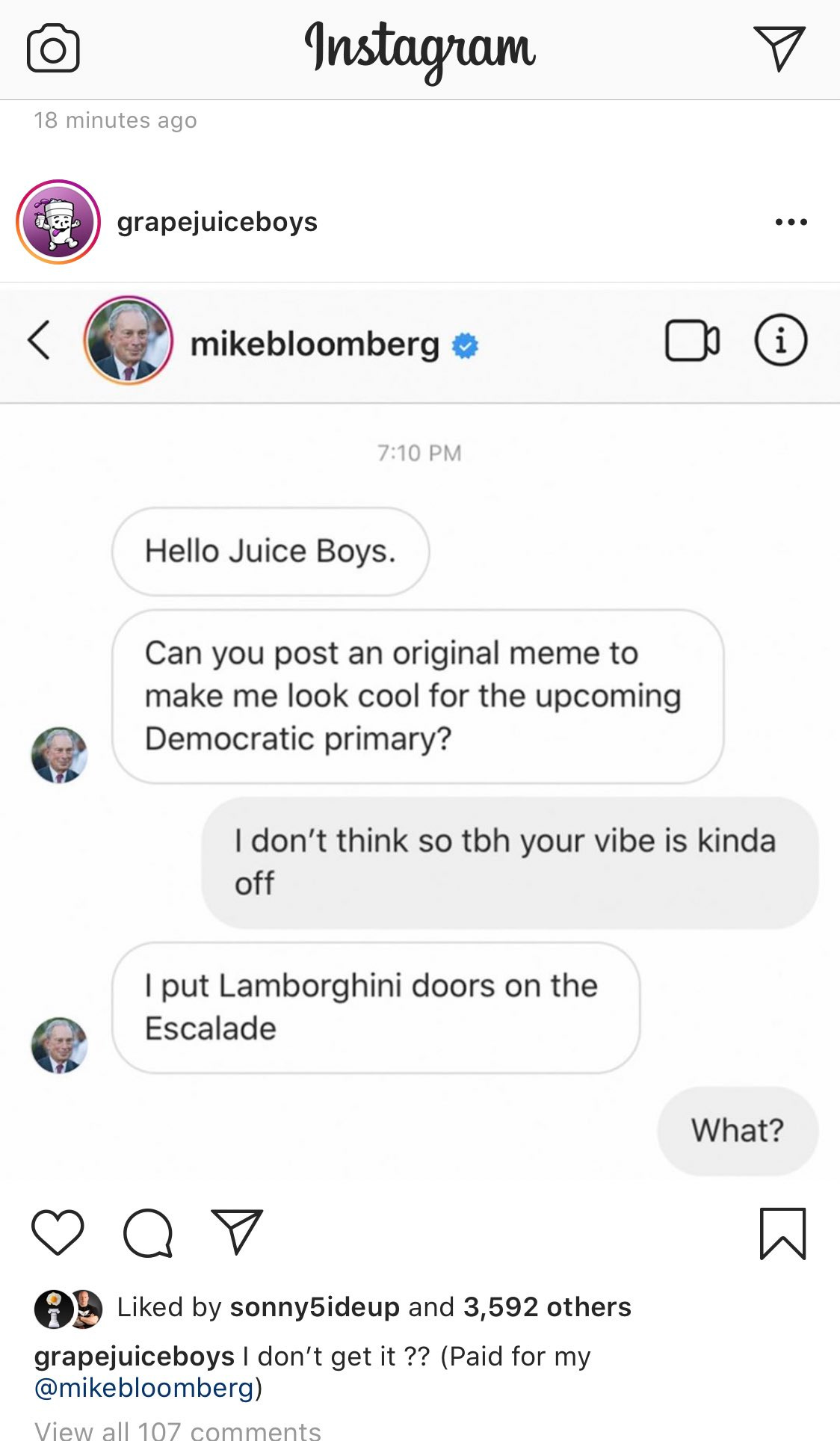 yes this is really sponsored by @mikebloomberg