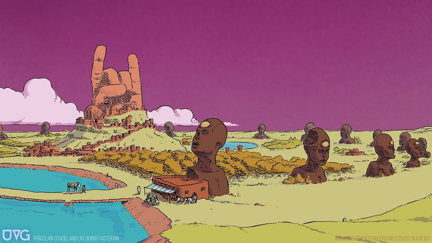 Ultraviolet Grasslands - RPG Crossing