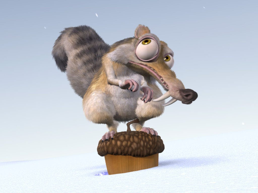 Scrat - la era del hielo fondo de pantalla (9135926) - fanpop