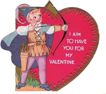 vintage Valentine cards