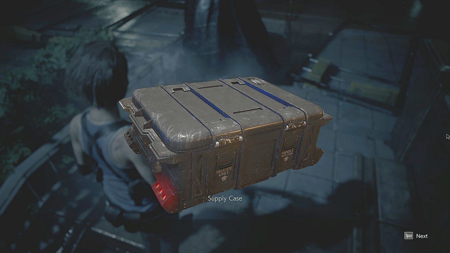 Feeling brave? Resident Evil 3's Nemesis drops some useful items if you stand and fight Feeling brave? Resident Evil 3's Nemesis drops some useful items if you stand and fight