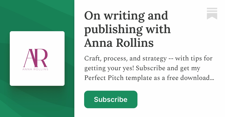On writing and publishing with Anna Rollins | Substack