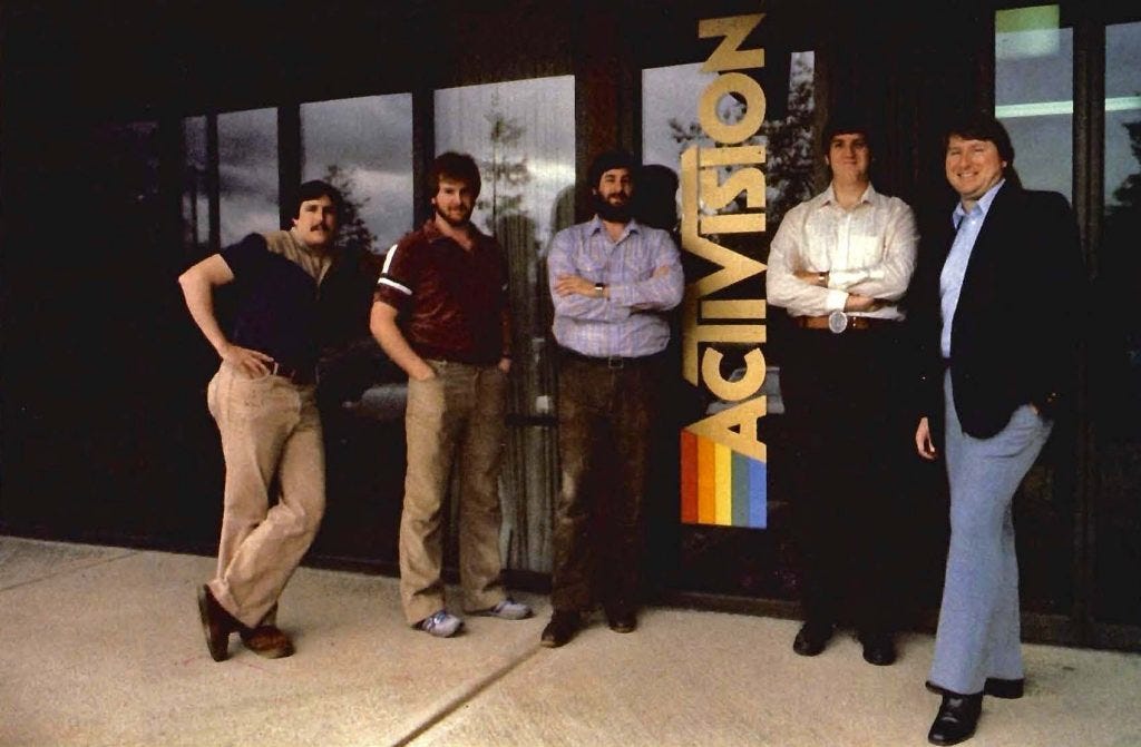 Design team for video game company Activision