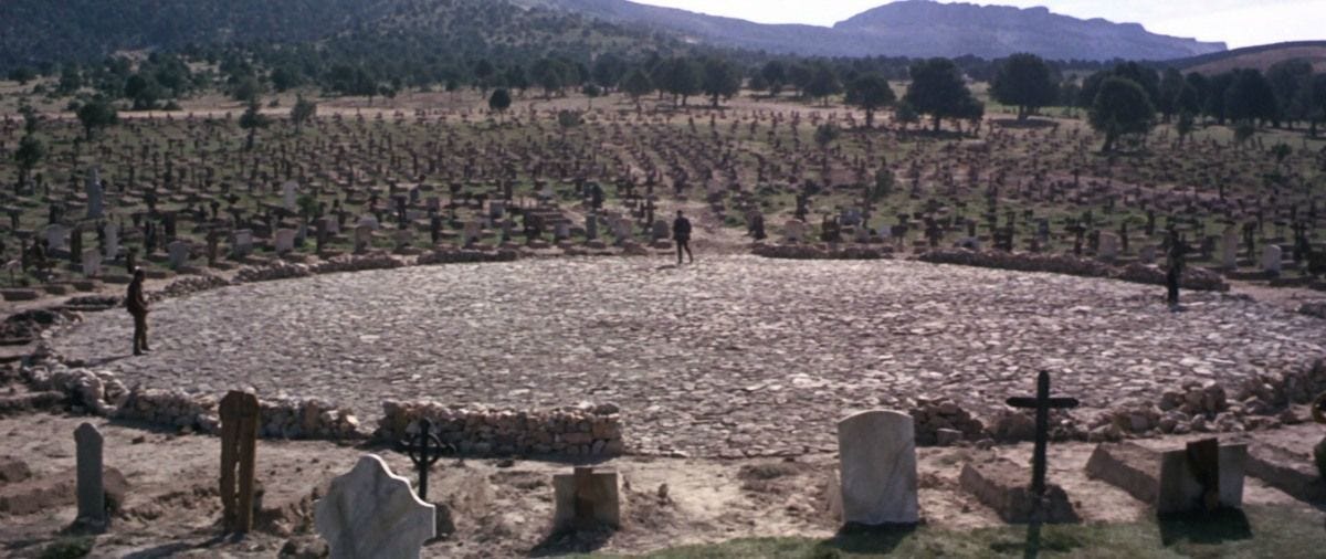 THE GOOD, THE BAD, AND THE UGLY (1966) Cinematography by Tonino Delli Colli  Directed by Sergio Leone Explore more shots in our database:  https://t.co/z8qbeAhwjA