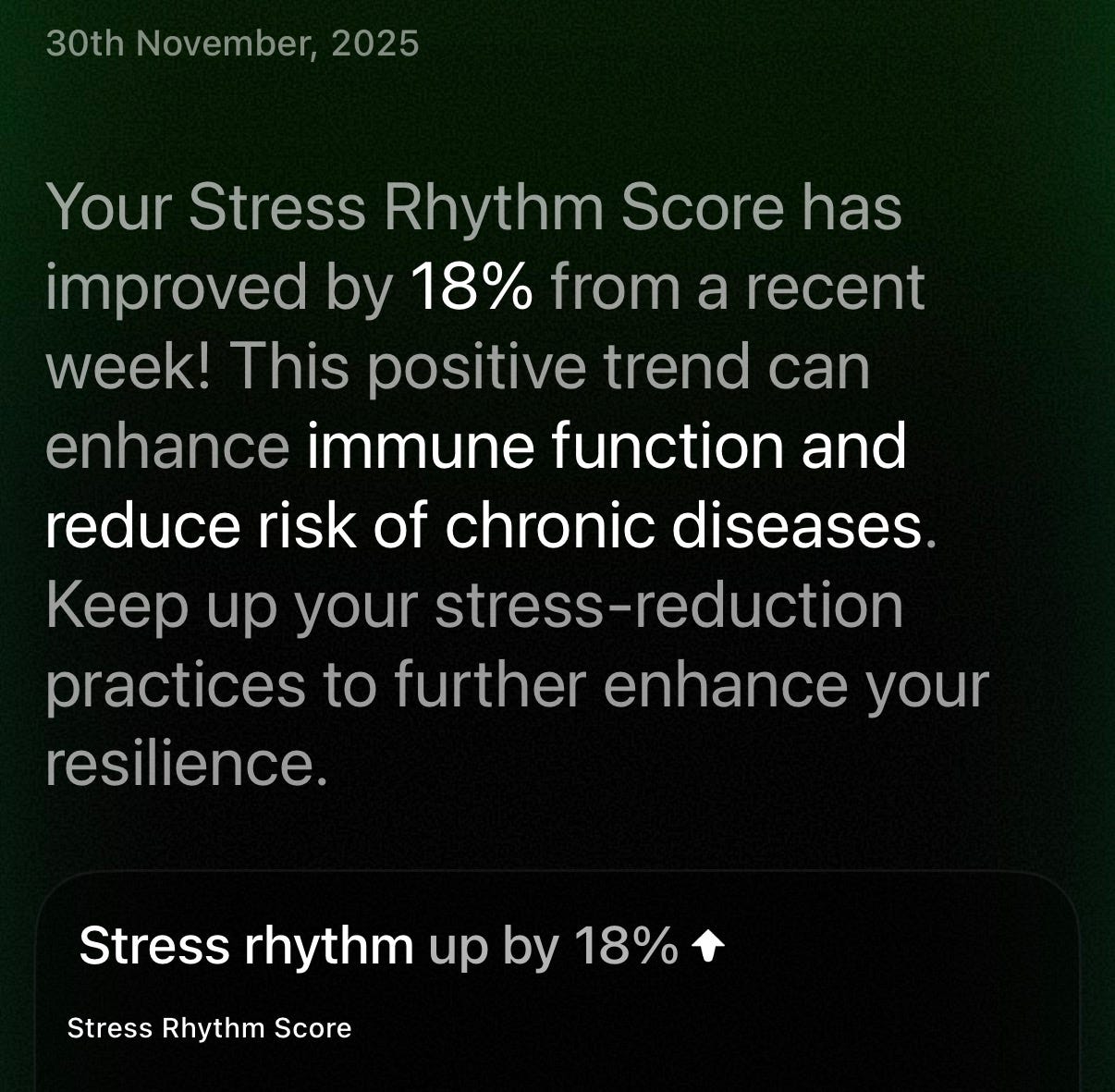 stress rhythm score