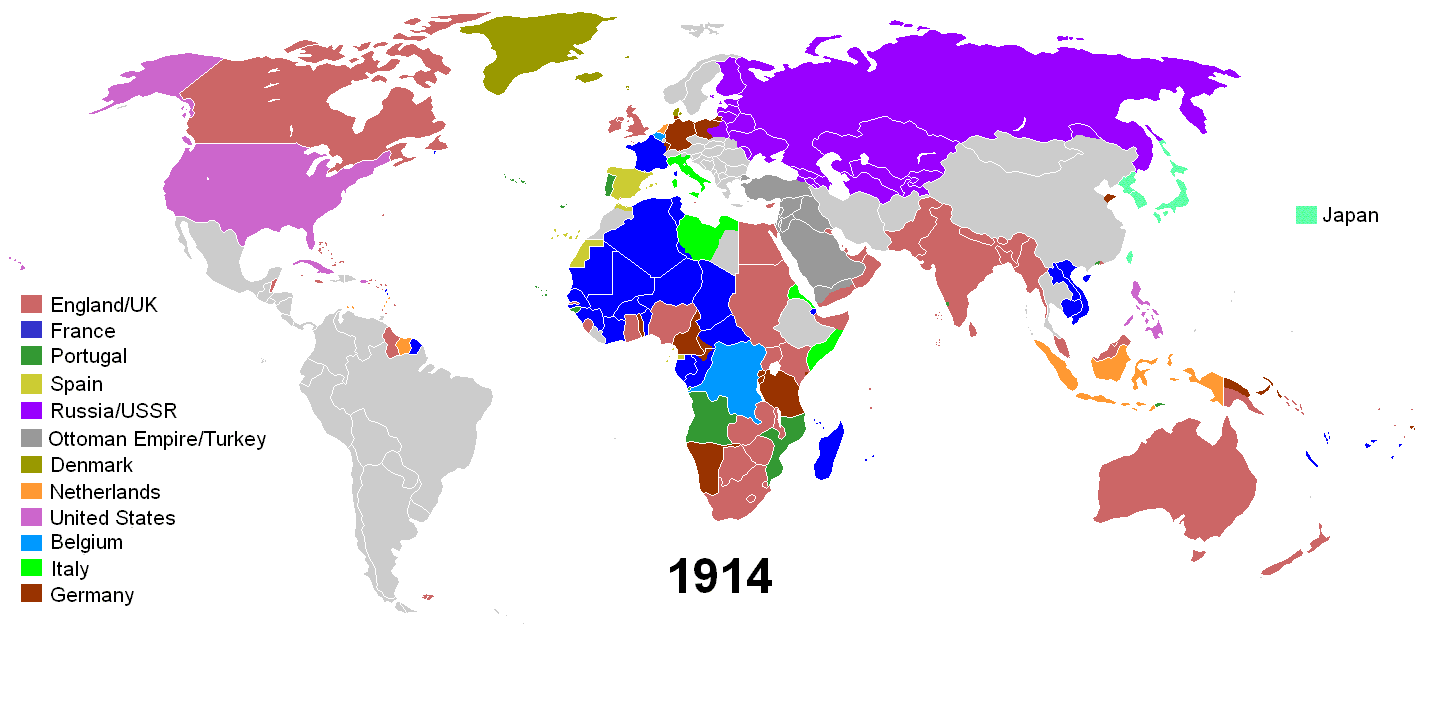 500 years of European colonialism, in one animated map | Vox