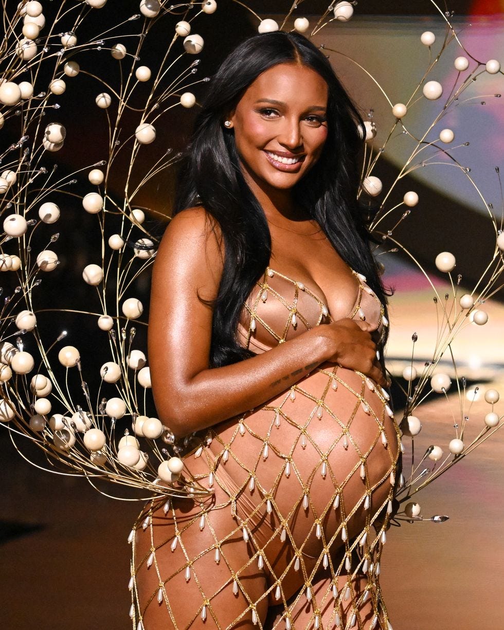 All the Photos of Jasmine Tooke's Victoria's Secret Runway Moment