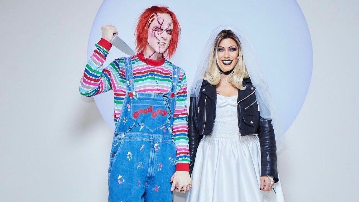 A Closer Look at Kourtney Kardashian and Travis Barker's Chucky Costumes |  Flipboard