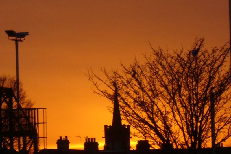 Urban sunset, by Terry Freedman