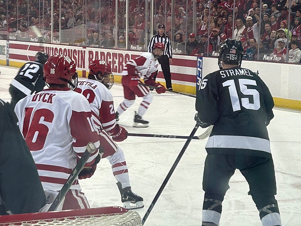 File:Michigan State Spartans at Wisconsin Badgers men's hockey 0628.jpg