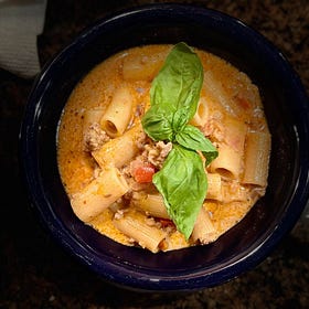 Creamy Tomato Sausage Pasta 