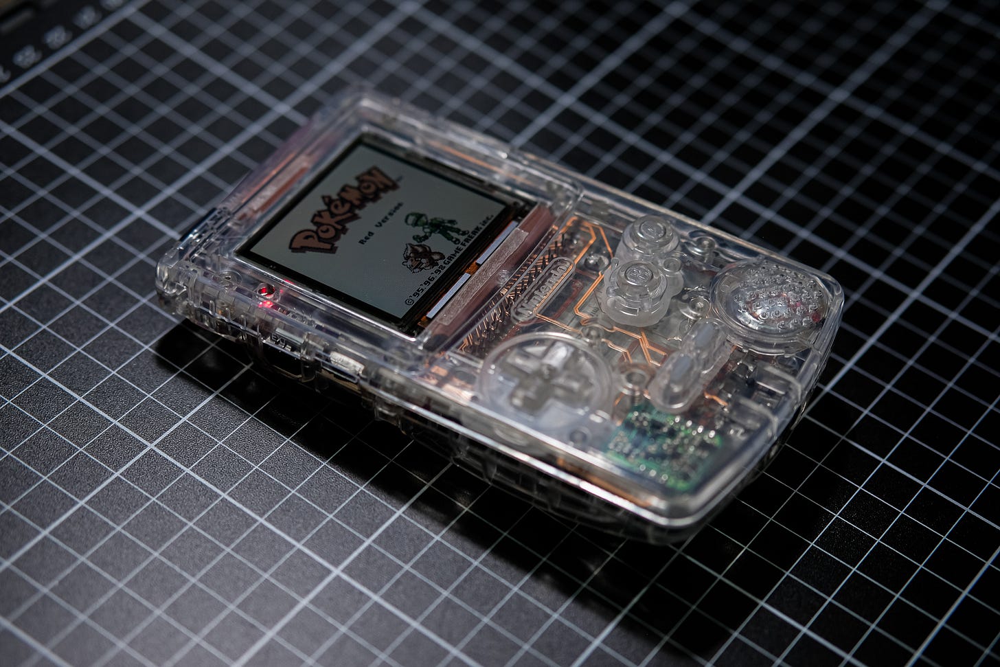 Completely transparent Game Boy Color Completely transparent Game Boy Color