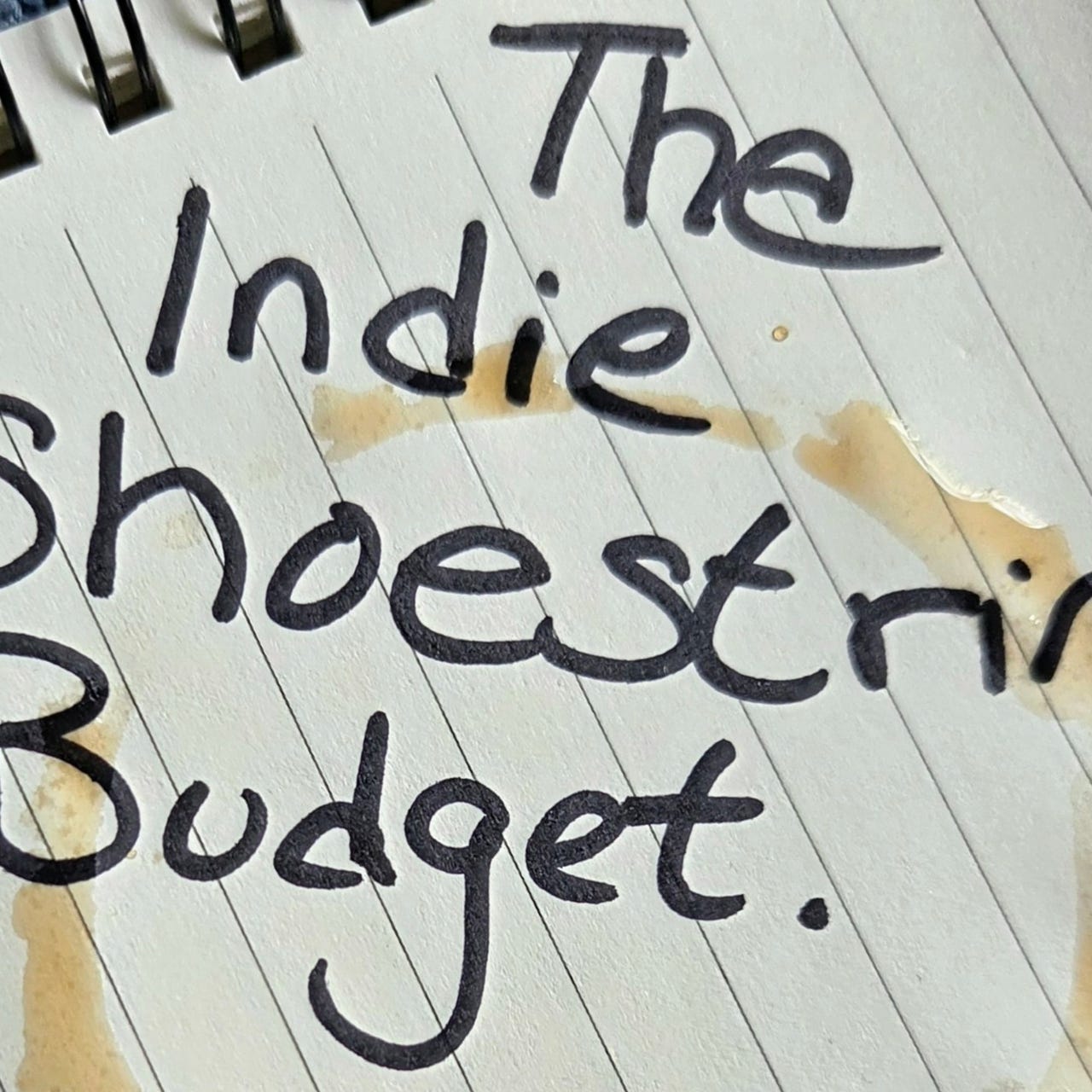 The Indie Shoestring Budget
