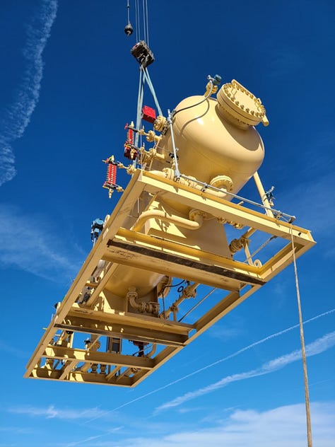 crane rental, compression, valves