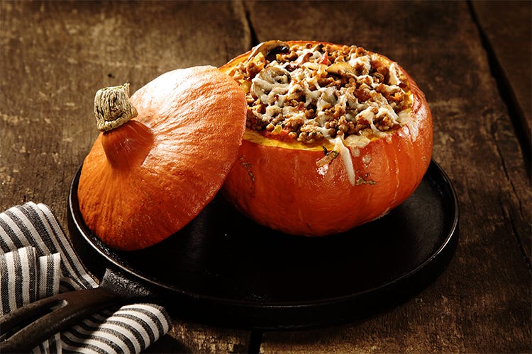 Como fazer mini abóbora com carne seca para celebrar Halloween