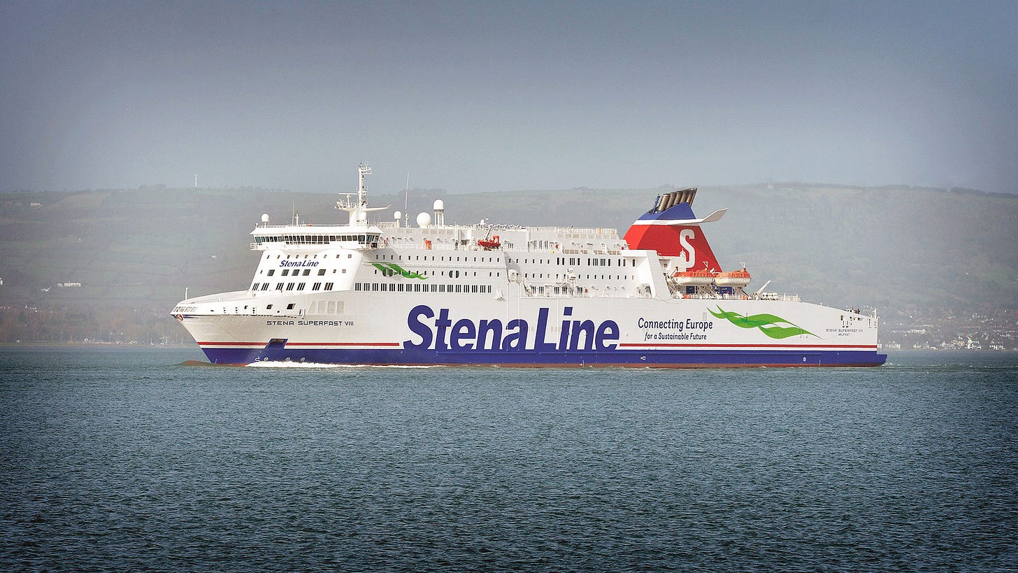 Stena Superfast VIII | Route between Belfast and Cairnryan - Stena Line  Freight