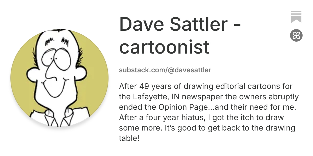 Dave Sattler - cartoonist | Substack