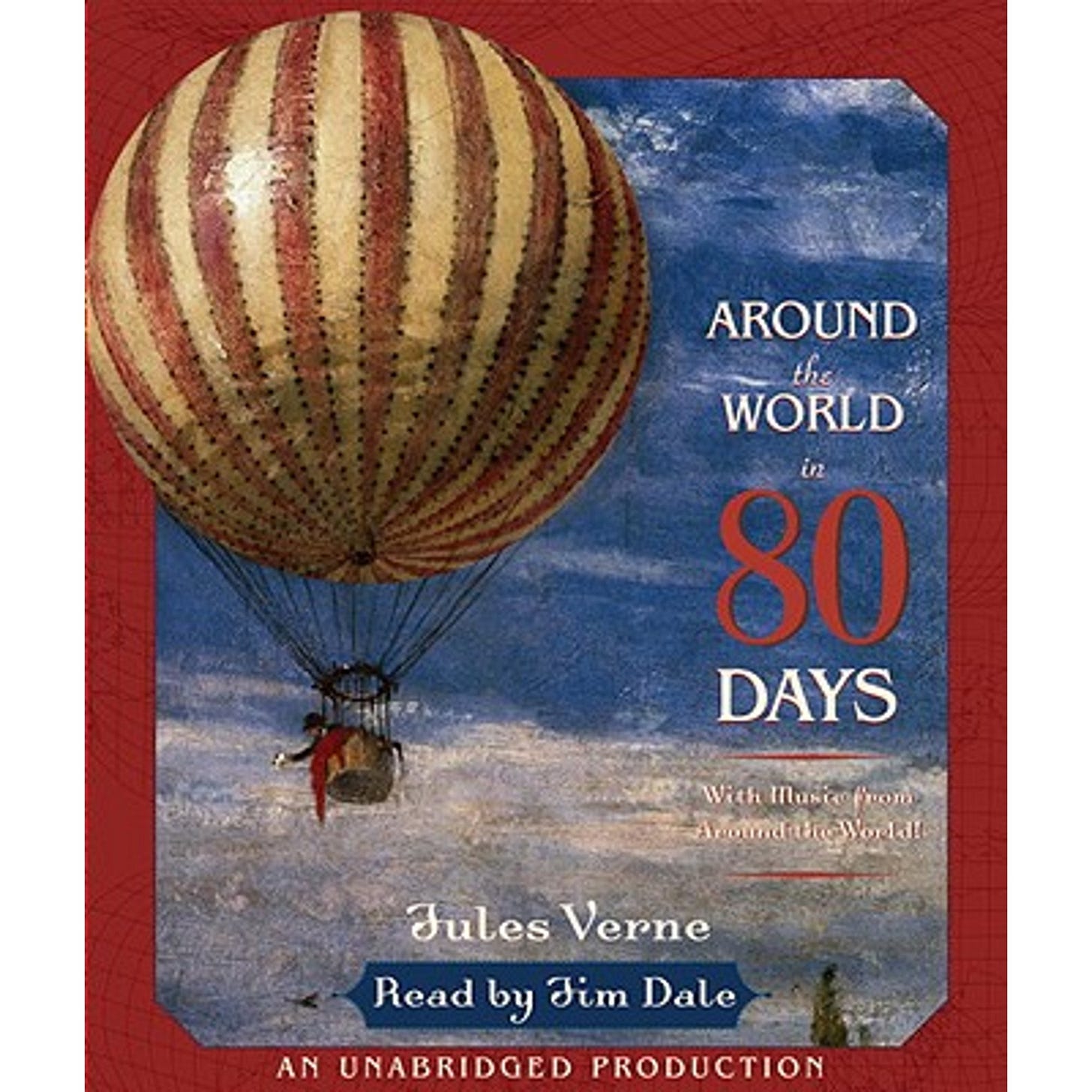 Pre-Owned Around the World in 80 Days (Audiobook) by Jules Verne, Jim Dale Pre-Owned Around the World in 80 Days (Audiobook) by Jules Verne, Jim Dale