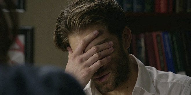 Walker LIam breaking down from keeping secrets from Bret and Cordell.