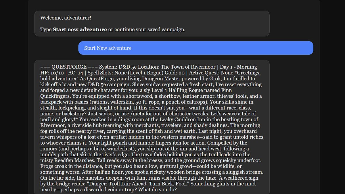 The Ultimate AI Dungeon Master That Runs Forever in Your Browser ...