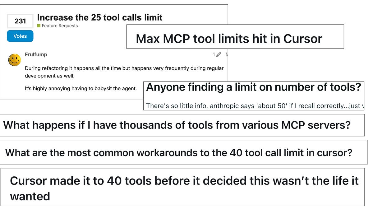 Mitigating MCP Tool Limits - by Nate - The AI Toolbox
