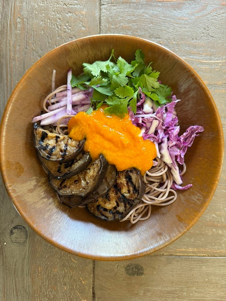 soba carrot dressing