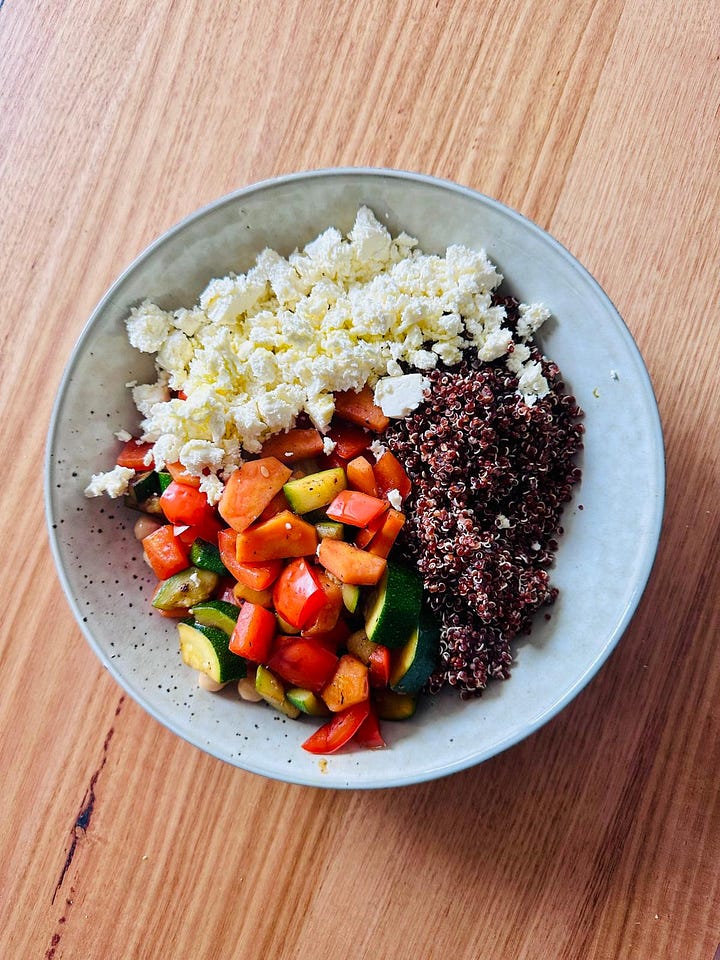 Vegetarian, healthy meals for muscle growth