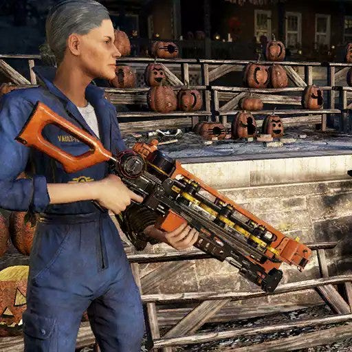 ⚠️ Spoiler ⚠️ Gauss Rifle Skin! #Fallout76 #Fallout #FO76