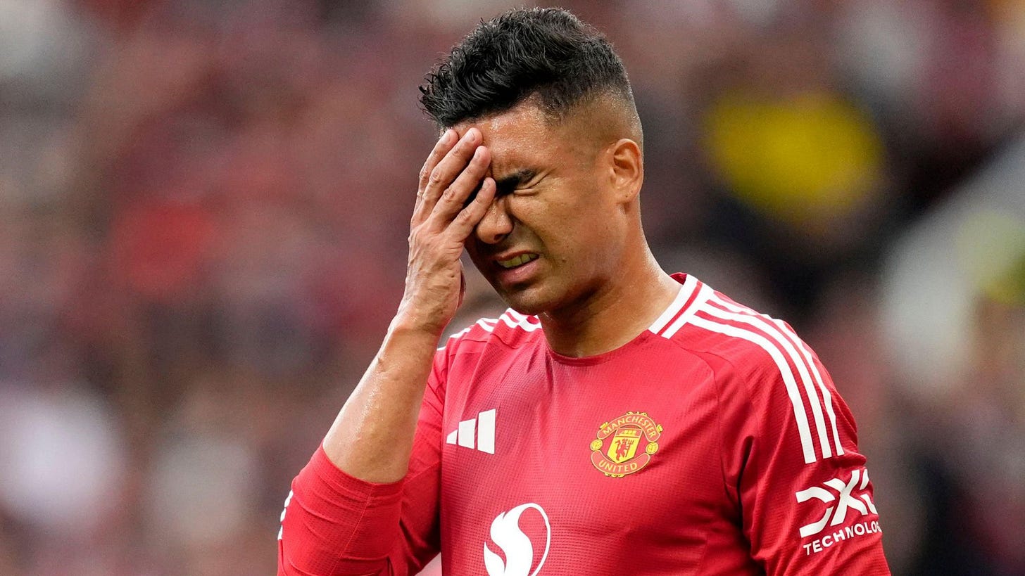 Manchester United: Casemiro's wife hits back after criticism - BBC Sport