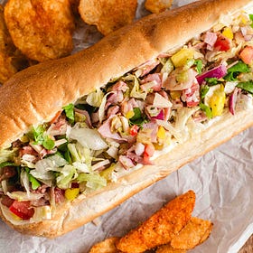 Pack These Italian Chopped Subs for the Pool or the Ballpark!