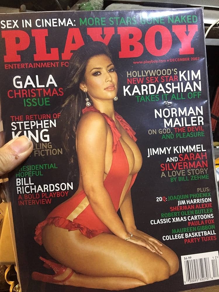 Playboy Magazine - December 2007 - Kim Kardashian: Amazon.com: Books