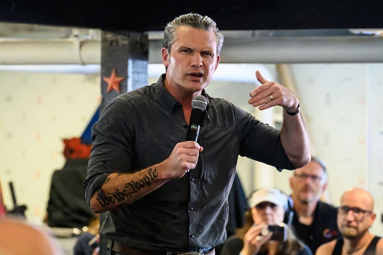 Pete Hegseth Uses Transphobic Slur in Stunning Speech About U.S. Military Pete Hegseth Uses Transphobic Slur in Stunning Speech About U.S. Military