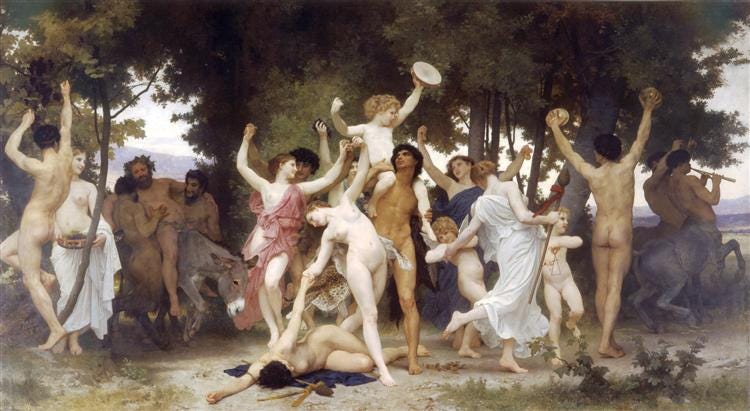 The Youth of Bacchus, 1884 - William-Adolphe Bouguereau