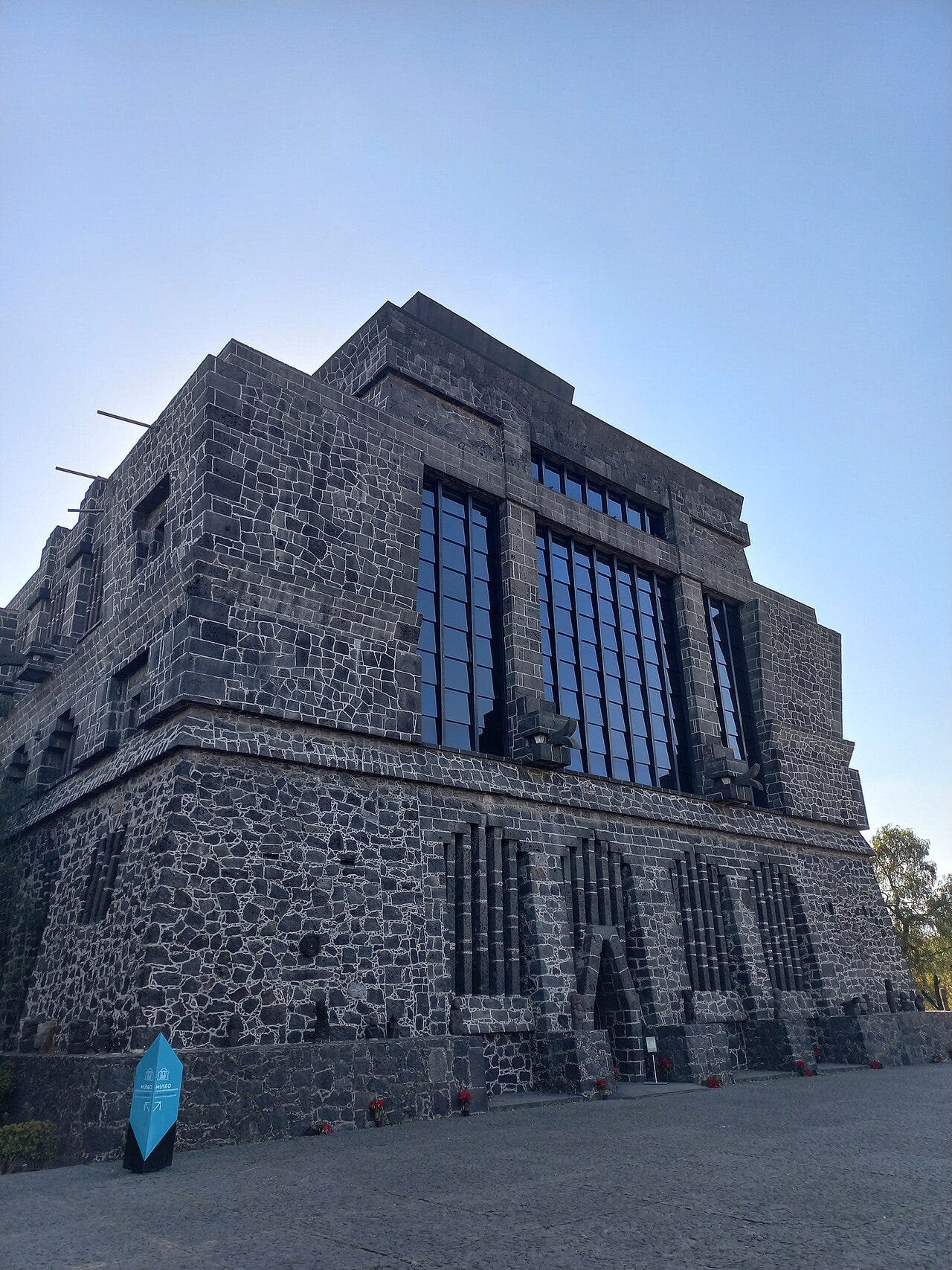 Anahuacalli, the volcanic stone museum Rivera built for his pre Hispanic collection, Mexico City.