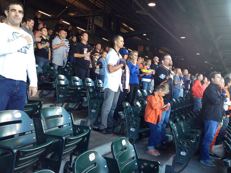 National Anthem at the Baseball National Anthem at the Baseball