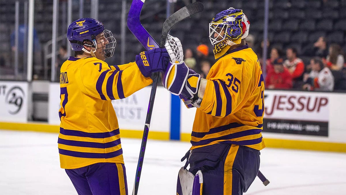 Minnesota State goalie Max Beckford commits to Merrimack out of the transfer portal