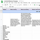 New Year Reflection Guidance