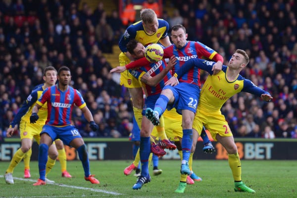 arsenal beats off crystal palace bare soccer back premier league 2015 arsenal beats off crystal palace bare soccer back premier league 2015
