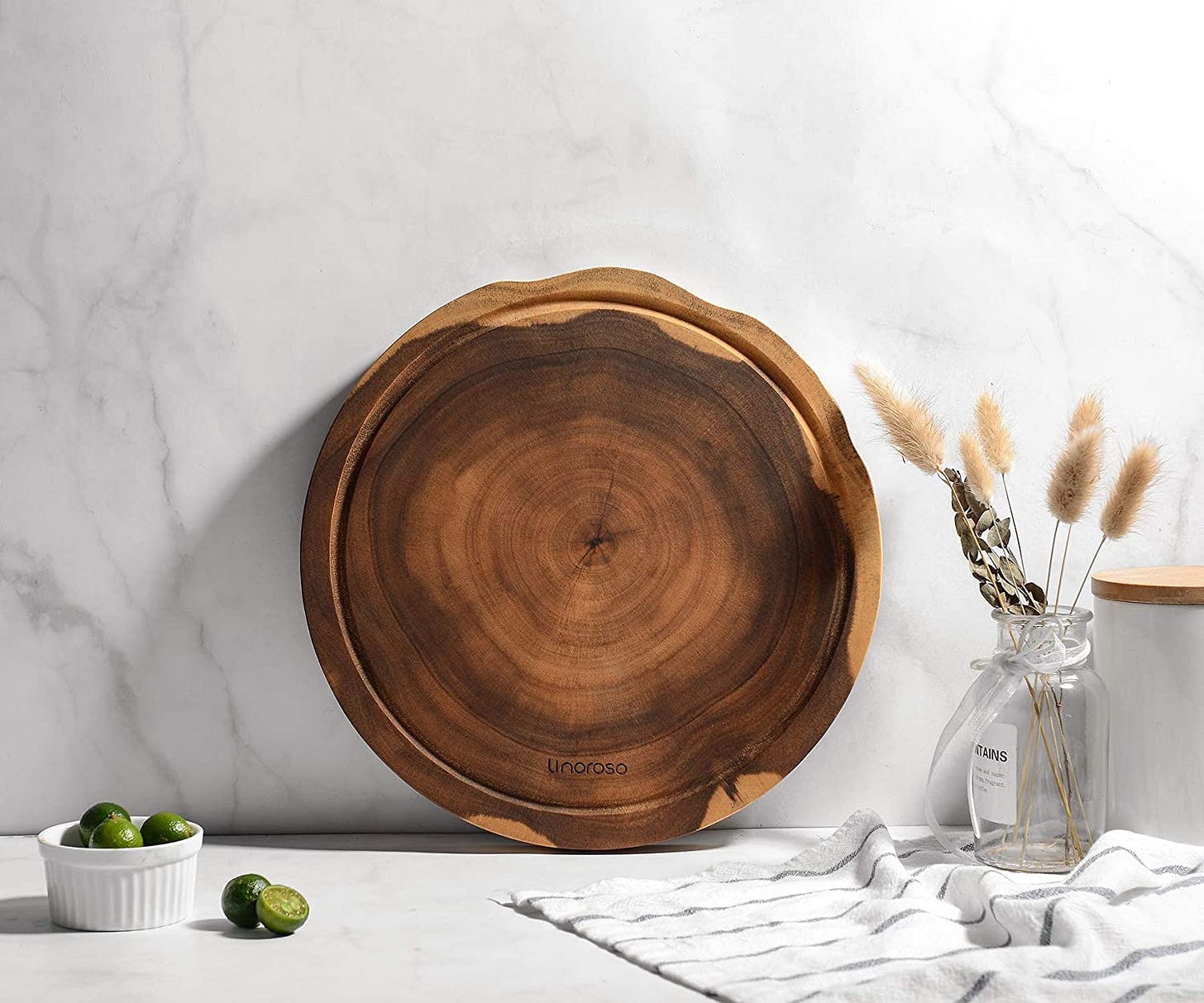 End grain solid acacia