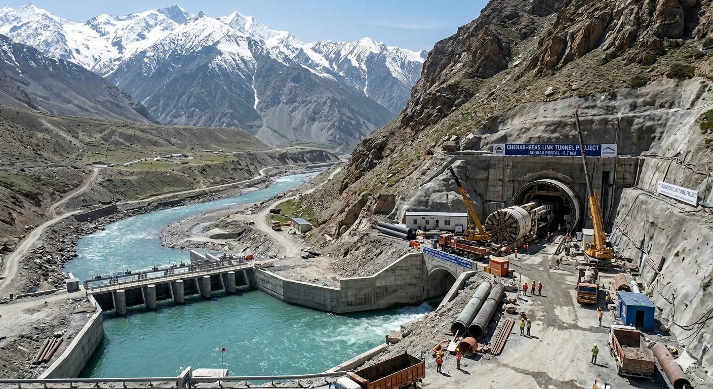 The Tunnel and the Indus Waters Treaty: What the Chenab–Beas Diversion Really Means