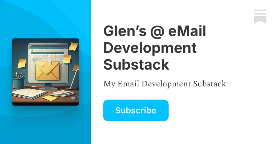 Glen’s @ eMail Development Substack | Substack