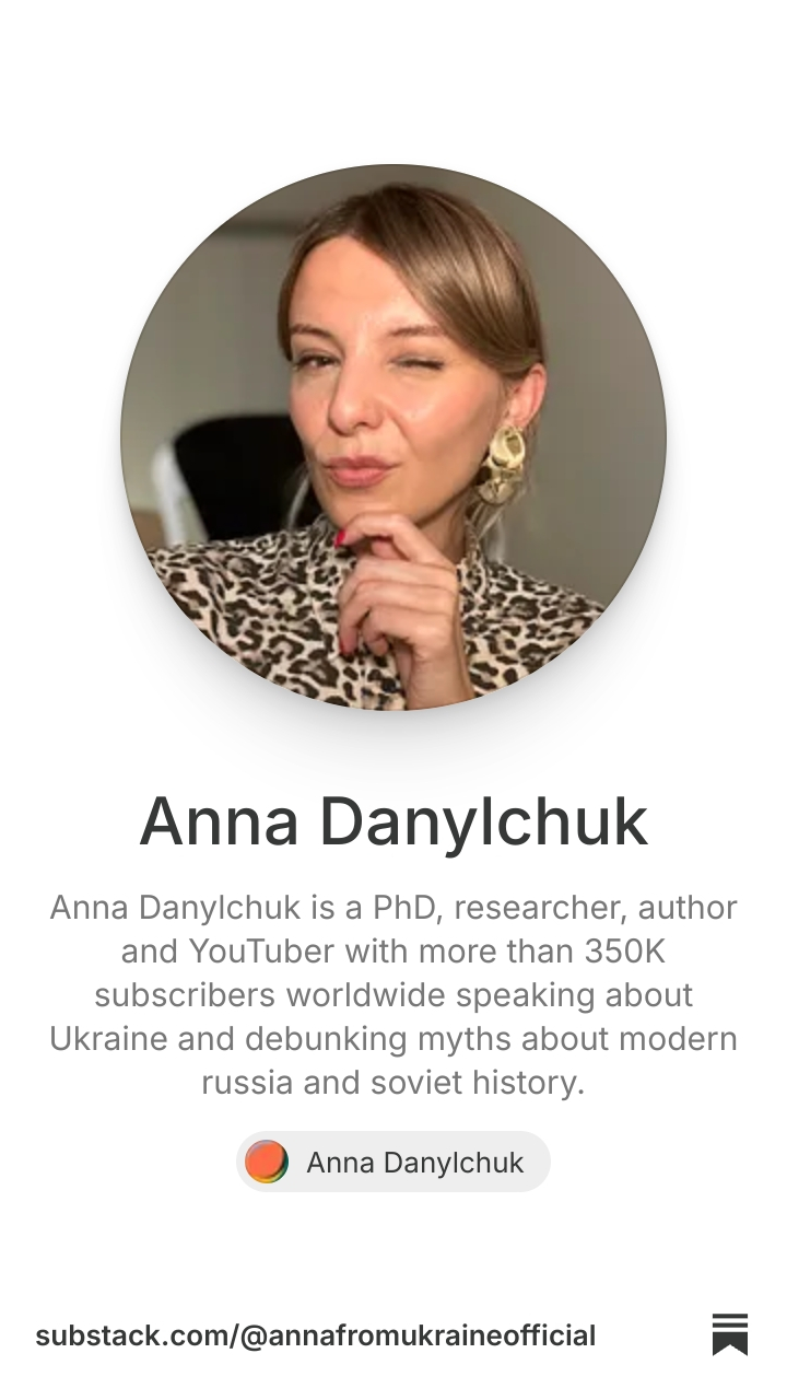 Anna Danylchuk | Substack