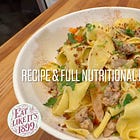Eat Like It’s 1899: Turkey & leek pasta with butter-toasted breadcrumbs 