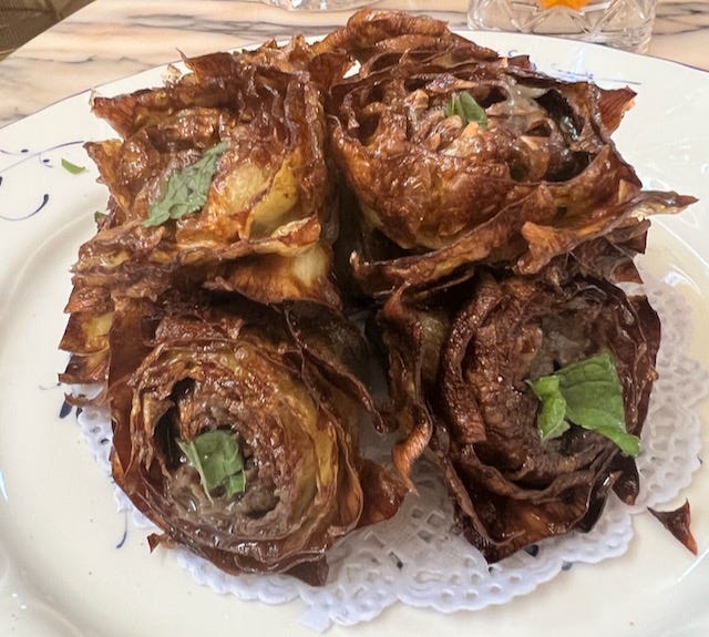 Dishes from the Los Angeles restaurant Funke