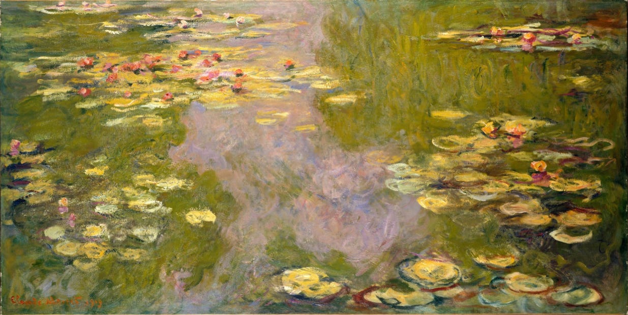 莫內《睡蓮》,1919 年|來源:Wikimedia Commons / Metropolitan Museum of Art(公有領域) 莫內《睡蓮》,1919 年|來源:Wikimedia Commons / Metropolitan Museum of Art(公有領域)