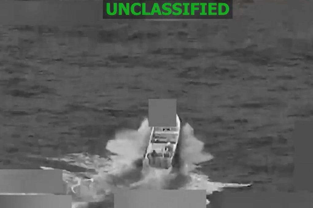 US destroys another alleged drug boat in Pacific, killing 2 | South China  Morning Post