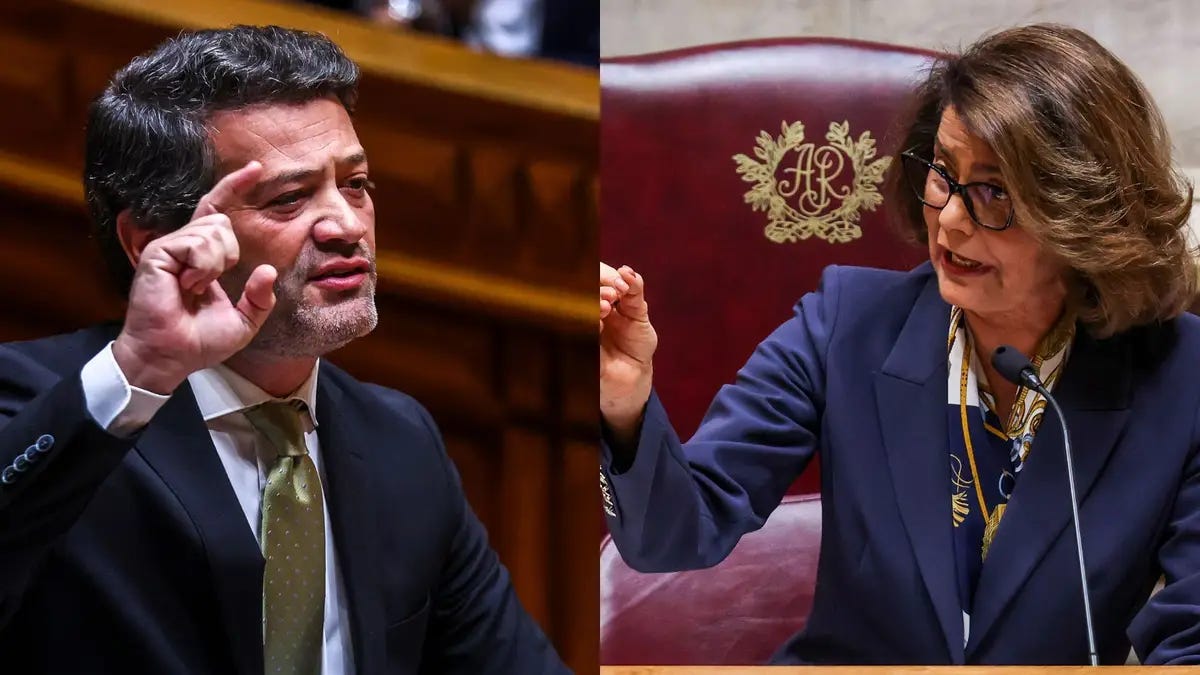 Bate-boca' entre Ventura e vice-presidente da Assembleia interrompe debate  quinzenal - Expresso
