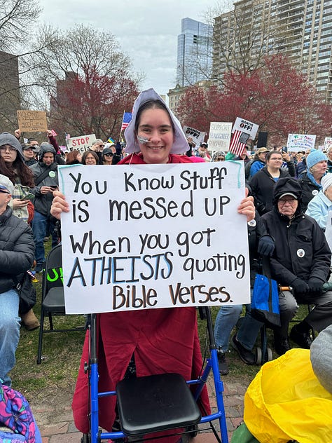 Pictures from the Boston Hands Off Rally/March