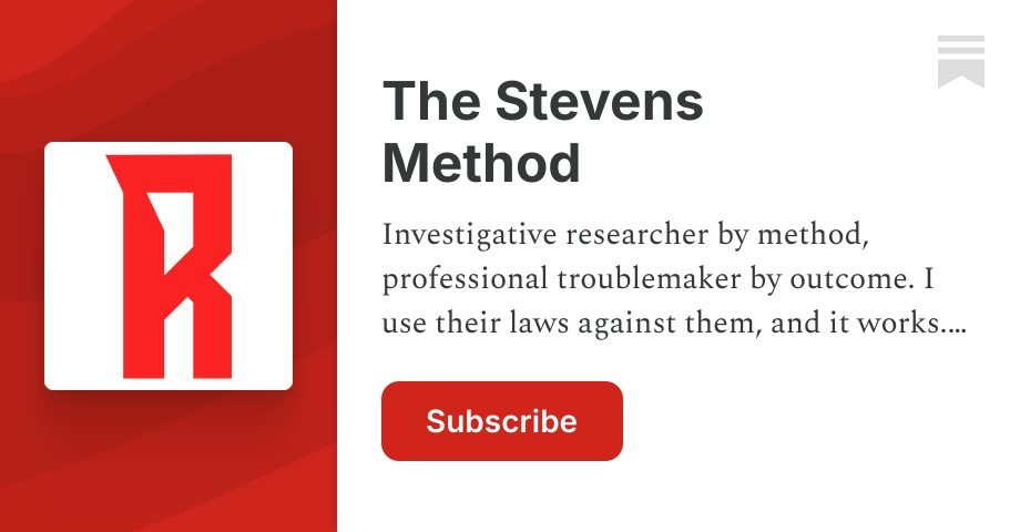 The Stevens Method | Substack